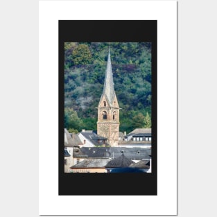 Church along The Rhine Posters and Art